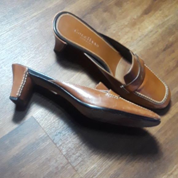 Cole Haan Shoes - Cole Haan leather loafer mules